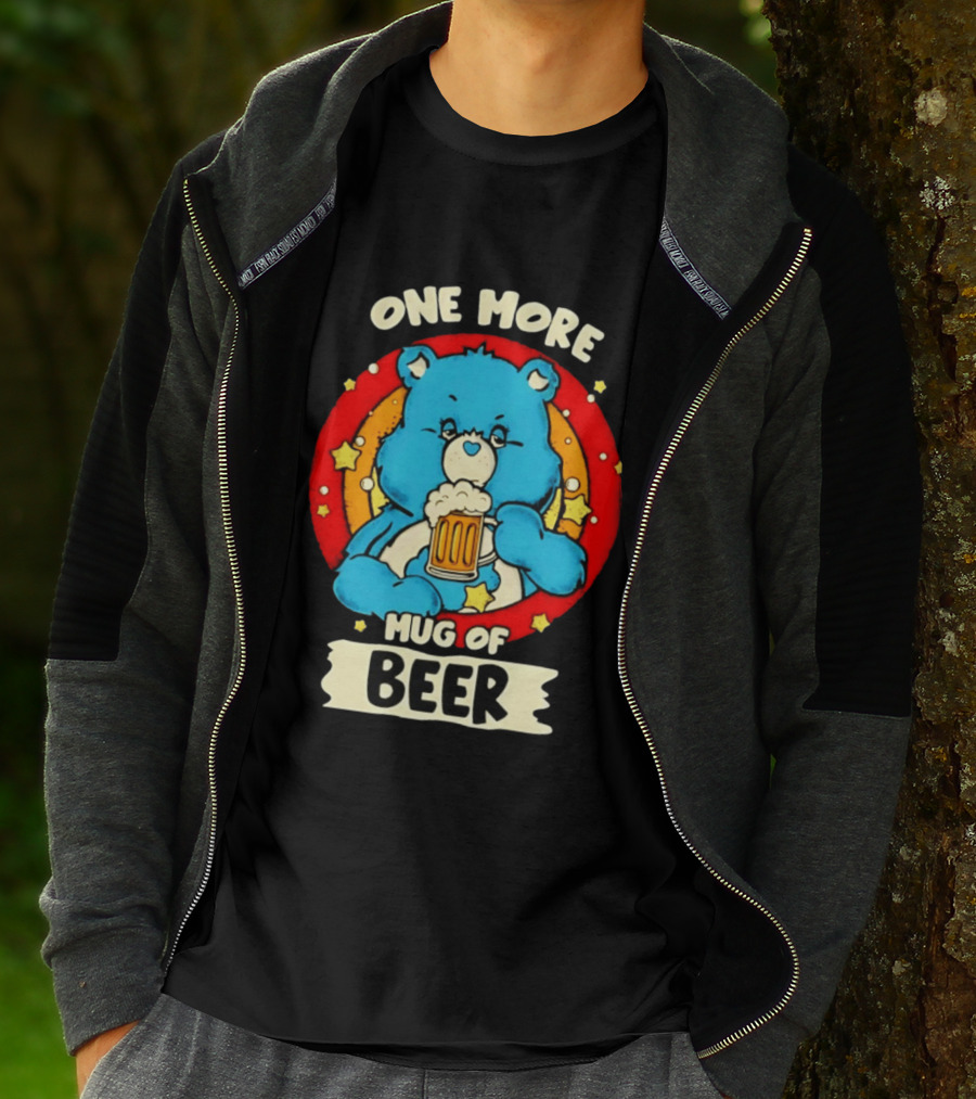 One More Of Beer Drinking Bear T-Shirt