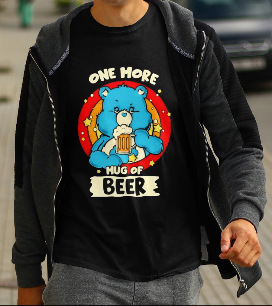 One More Of Beer Drinking Bear T-Shirt