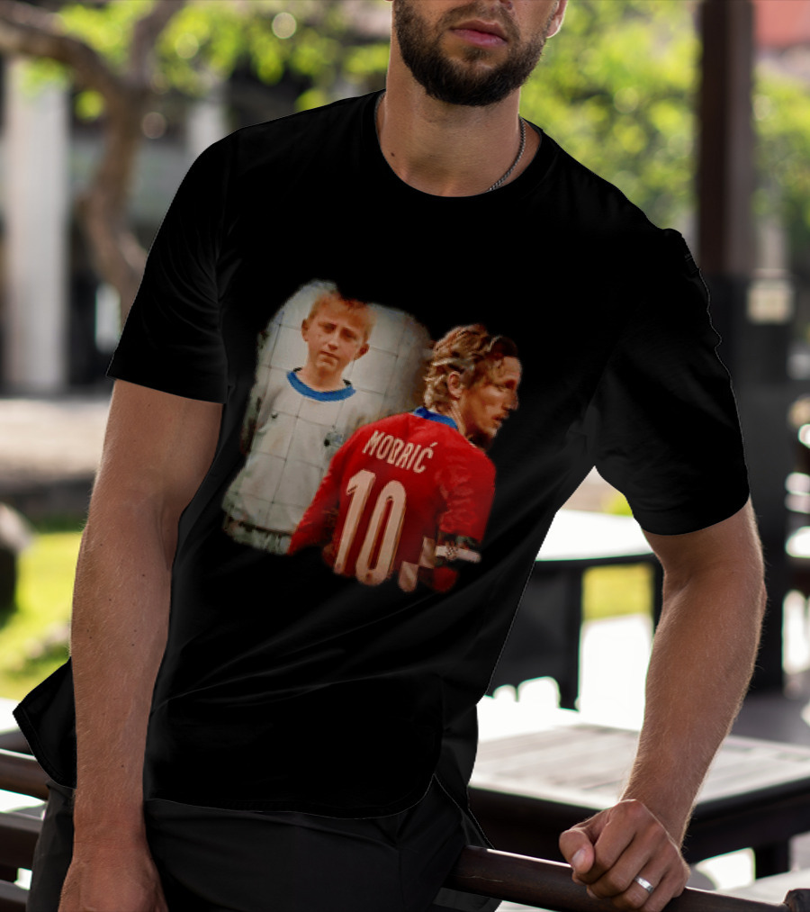Luka Modrić Croatia National Team The Last Dance Young Modrić 10 T-Shirt