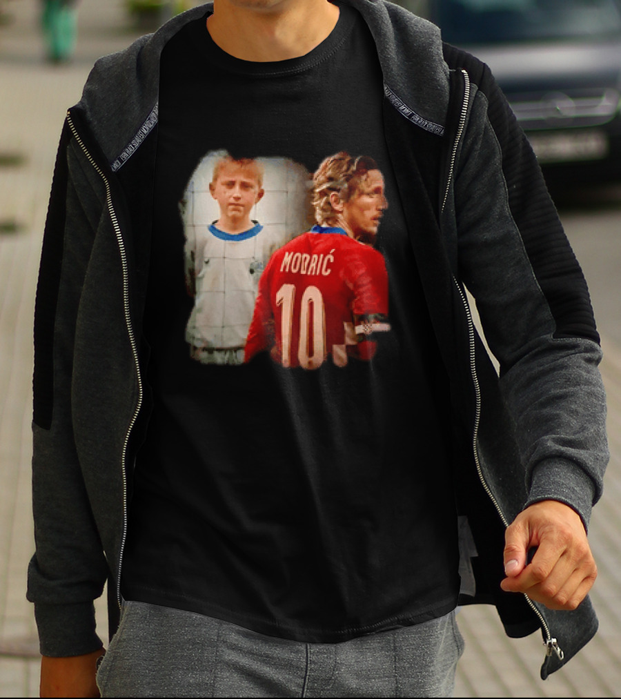 Luka Modrić Croatia National Team The Last Dance Young Modrić 10 T-Shirt