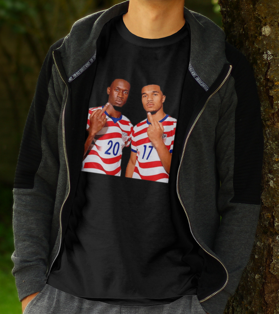 Folarin Balogun Malik Tillman USA National Team Middle Finger T-Shirt