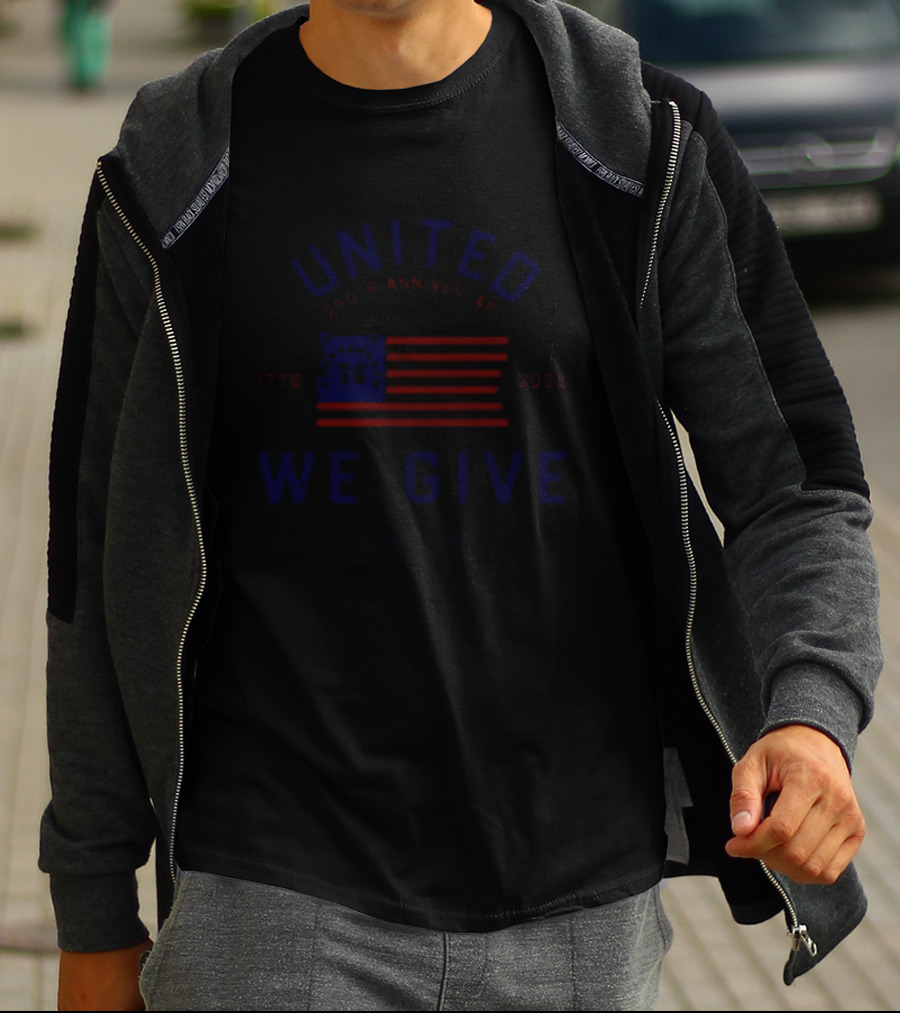 United We Give 250th Anniversary 1776 2026 American Flag Kentucky Association T-Shirt