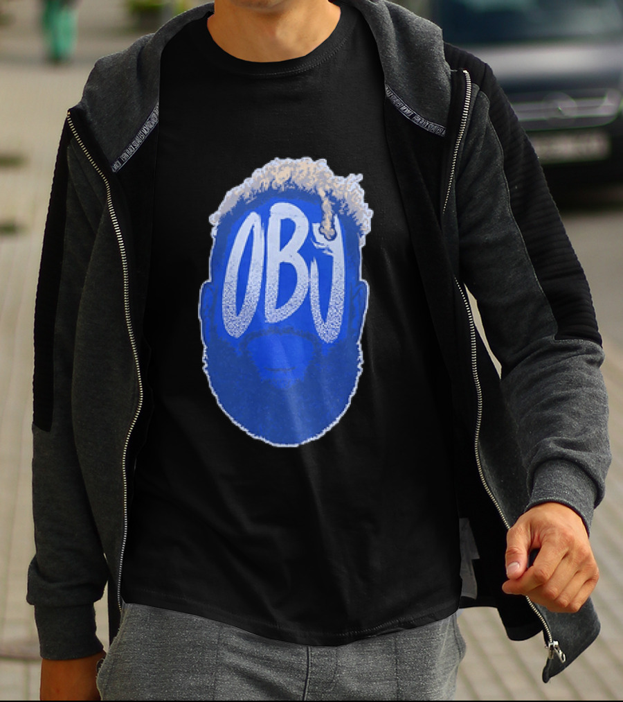 OBJ Odell Beckham Jr Big Head New York Giants T-Shirt