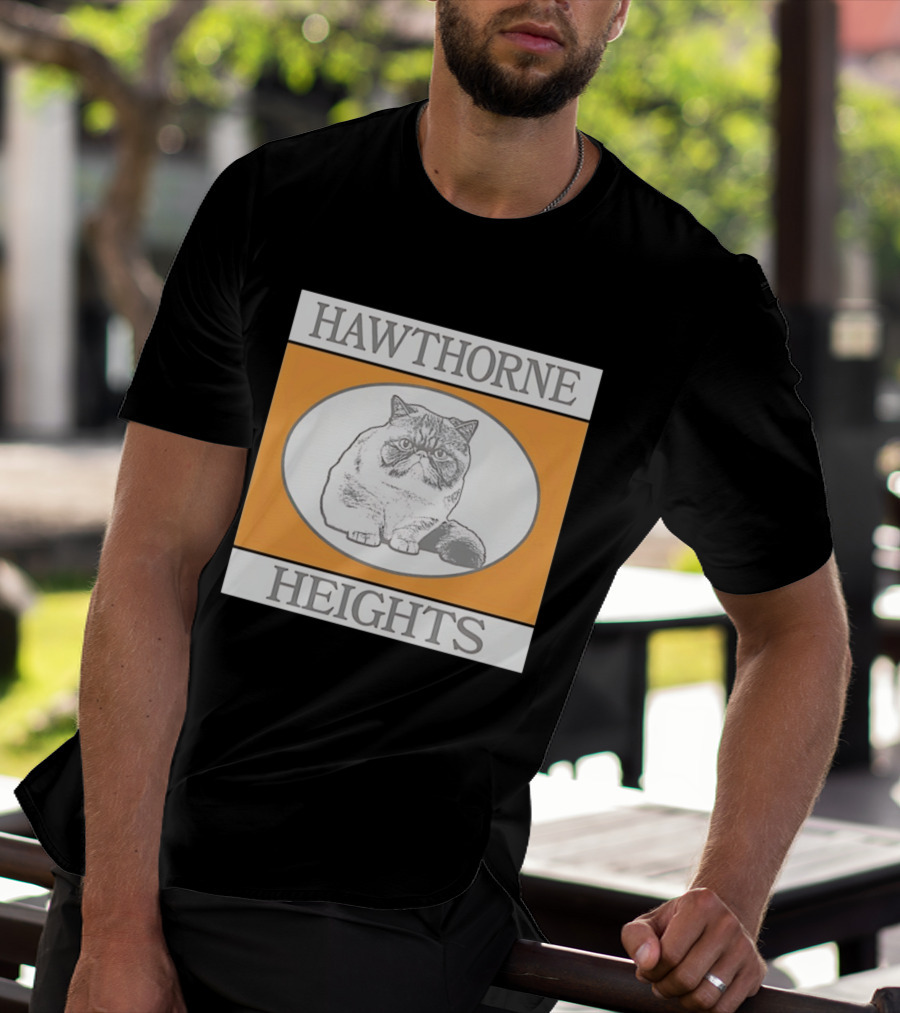 Hawthorne Heights Victorious Kitty Emo Band Feline T-Shirt