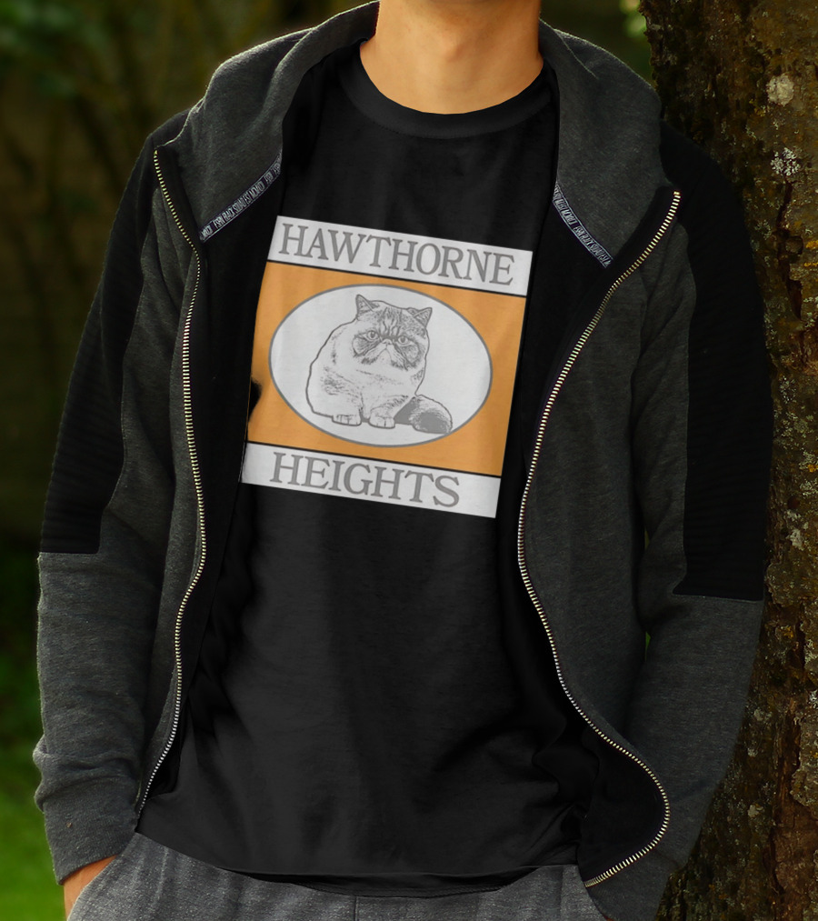 Hawthorne Heights Victorious Kitty Emo Band Feline T-Shirt