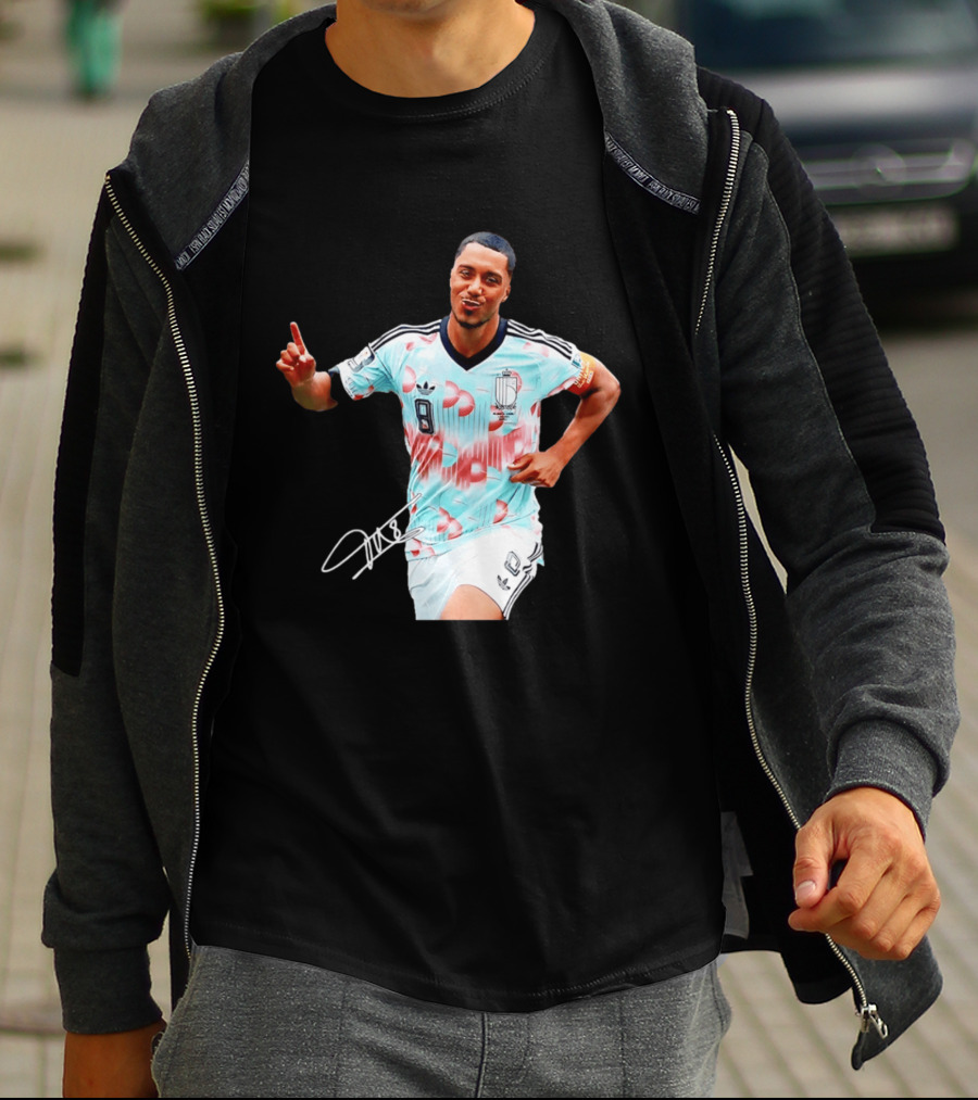 Youri Tielemans Belgium National Football Adidas Number 8 T-Shirt