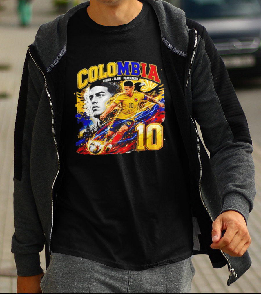 Colombia Vision Flair Playmaker 10 T-Shirt