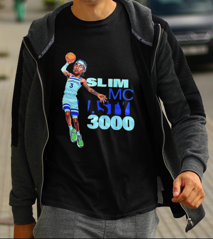 Slim Mc Nasty 3000 Jaden McDaniels Minnesota Timberwolves NBA Uniform 3 T-Shirt