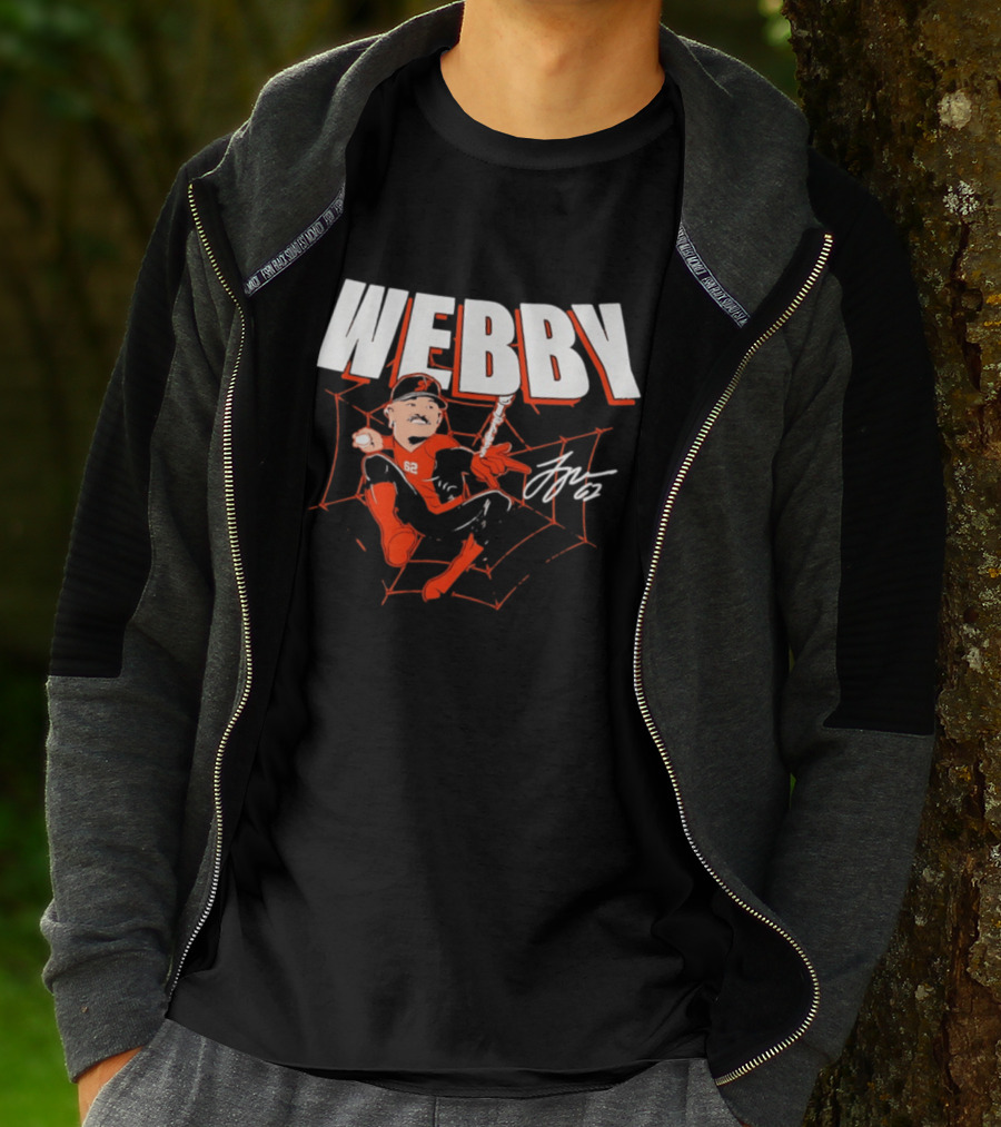 Logan Webb San Francisco Giants MLB Baseball Webby Spider Man 62 T-Shirt