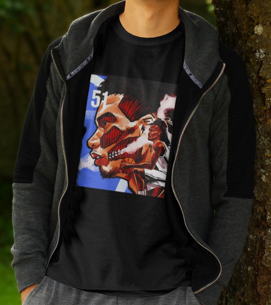 51 Wembanyama Anime San Antonio Spurs Alien T-Shirt