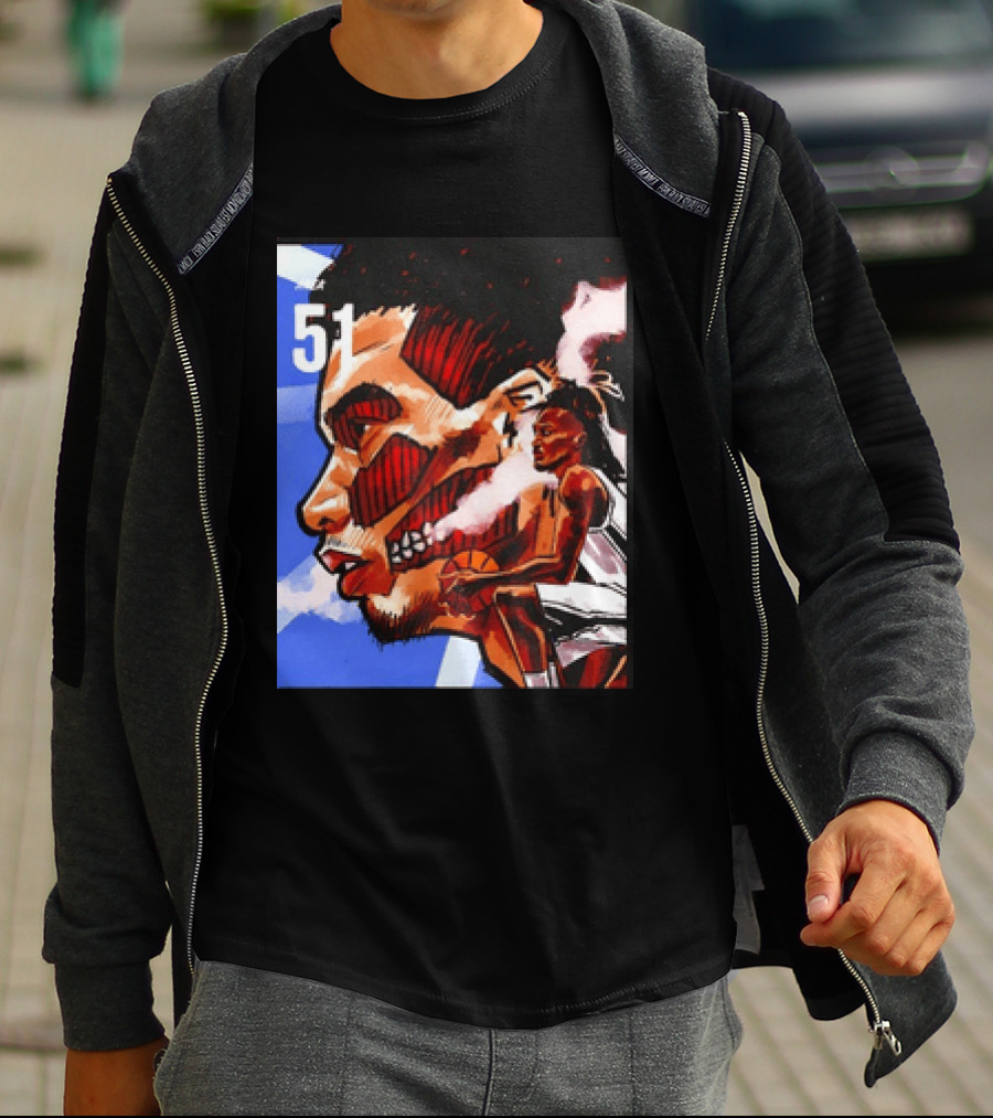 51 Wembanyama Anime San Antonio Spurs Alien T-Shirt