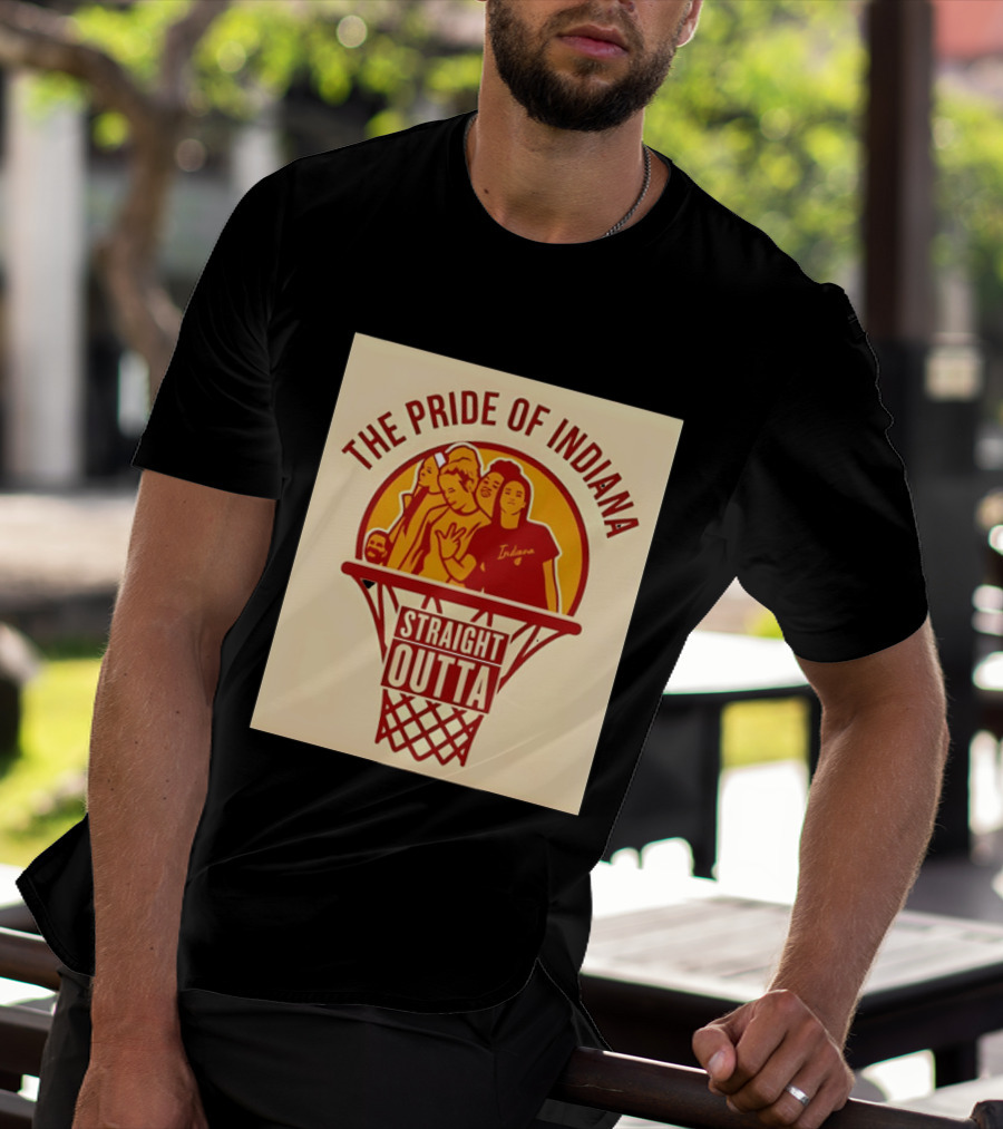 The Pride Of Indiana Straight Outta WNBA Basketball 2026 T-Shirt