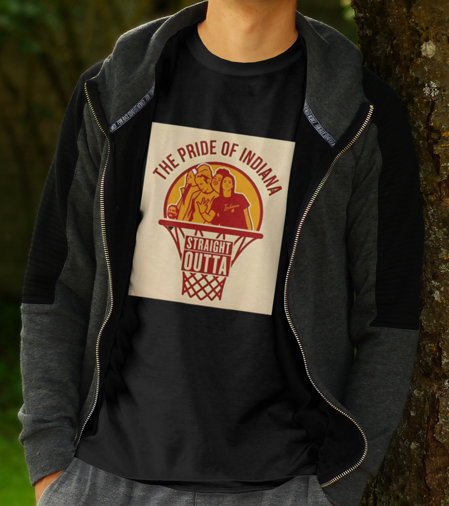 The Pride Of Indiana Straight Outta WNBA Basketball 2026 T-Shirt