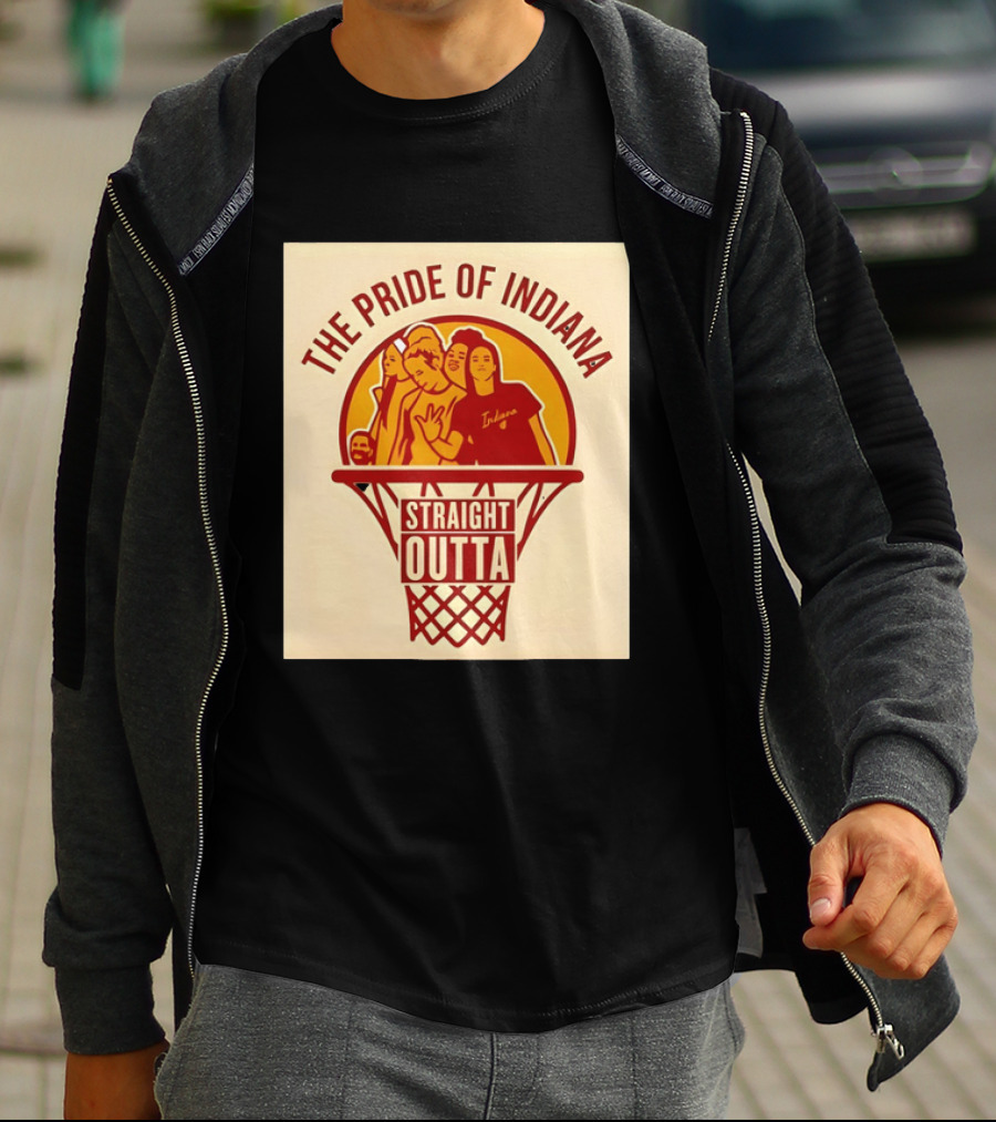 The Pride Of Indiana Straight Outta WNBA Basketball 2026 T-Shirt