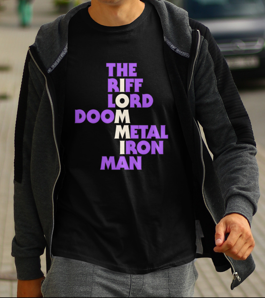 The Riff Lord Iommi Doom Metal Iron Man T-Shirt
