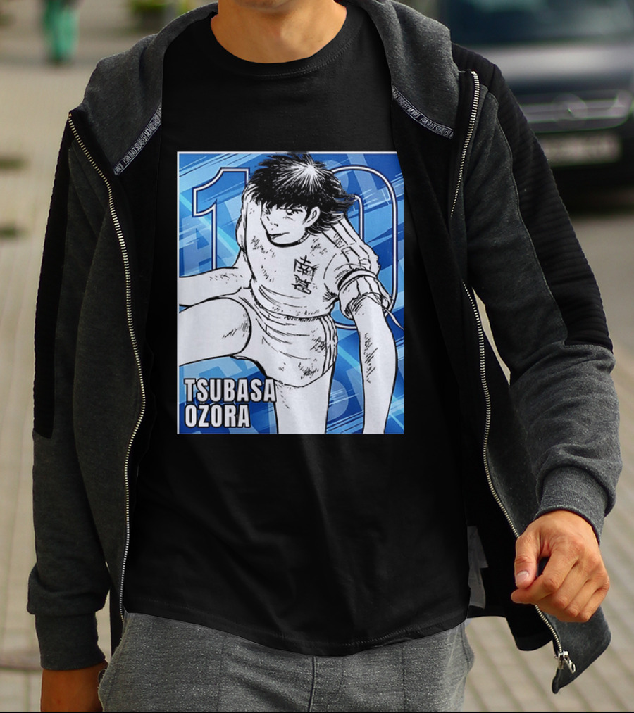 Tsubasa Ozora Nankatsu 10 Captain Tsubasa Anime Manga Series T-Shirt