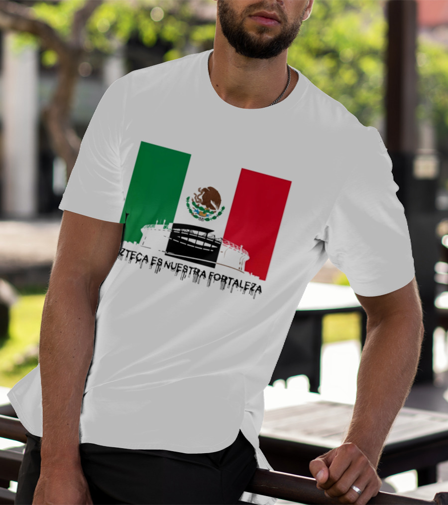 Estadio Azteca Es Nuestra Fortaleza Altitude Mexico Football T-Shirt
