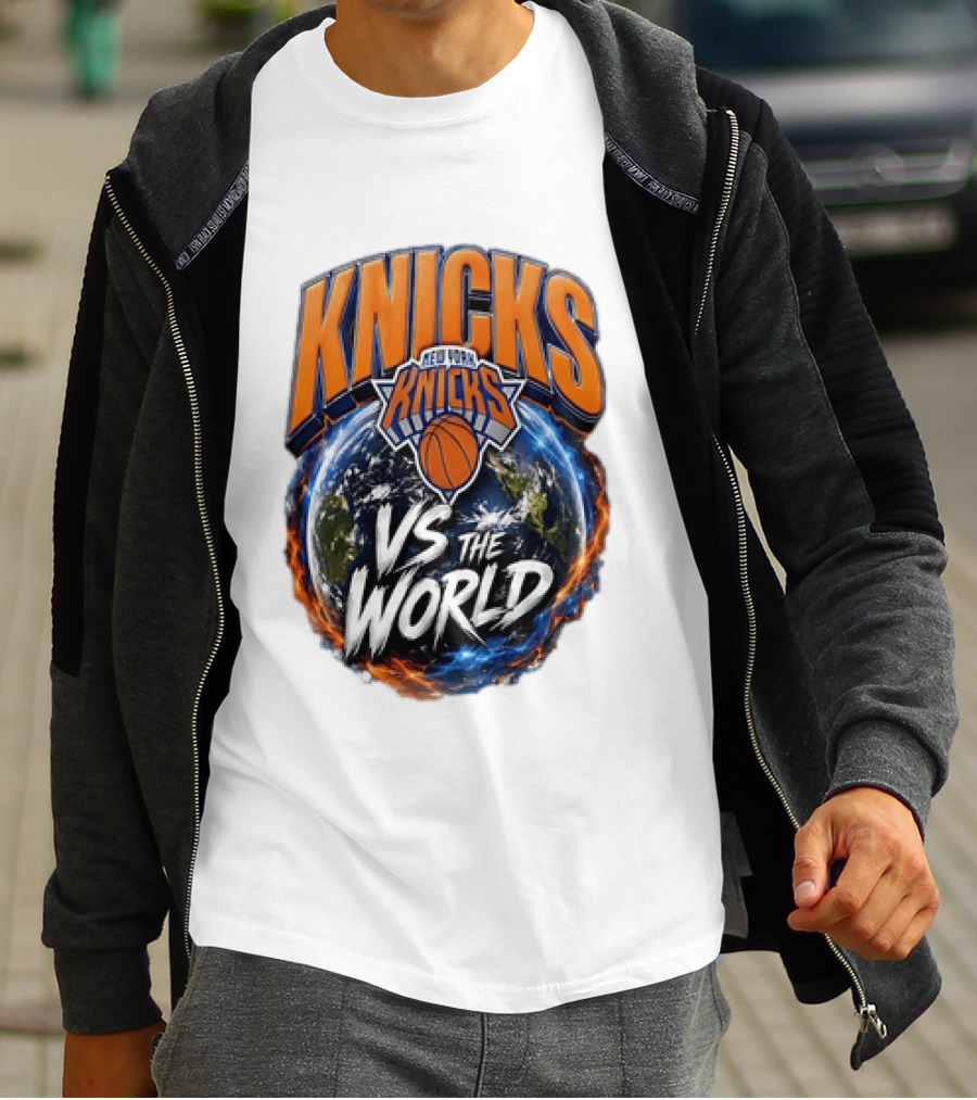 Knicks New York VS The World Basketball Team T-Shirt