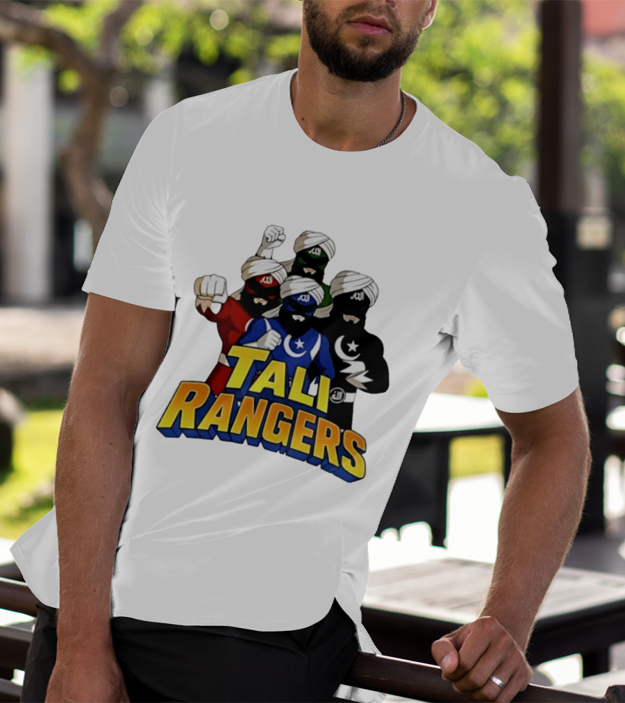Tali Rangers Turban Wearing Superhero Group T-Shirt
