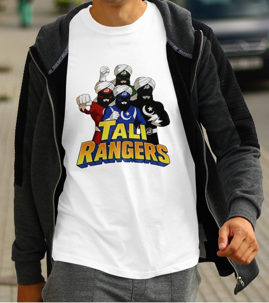 Tali Rangers Turban Wearing Superhero Group T-Shirt