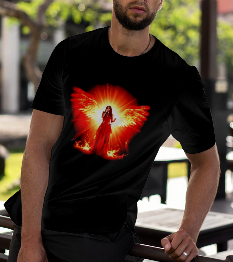 Kehlani 2026 Wings Of Fire Angelic Performance Fiery Aura T-Shirt