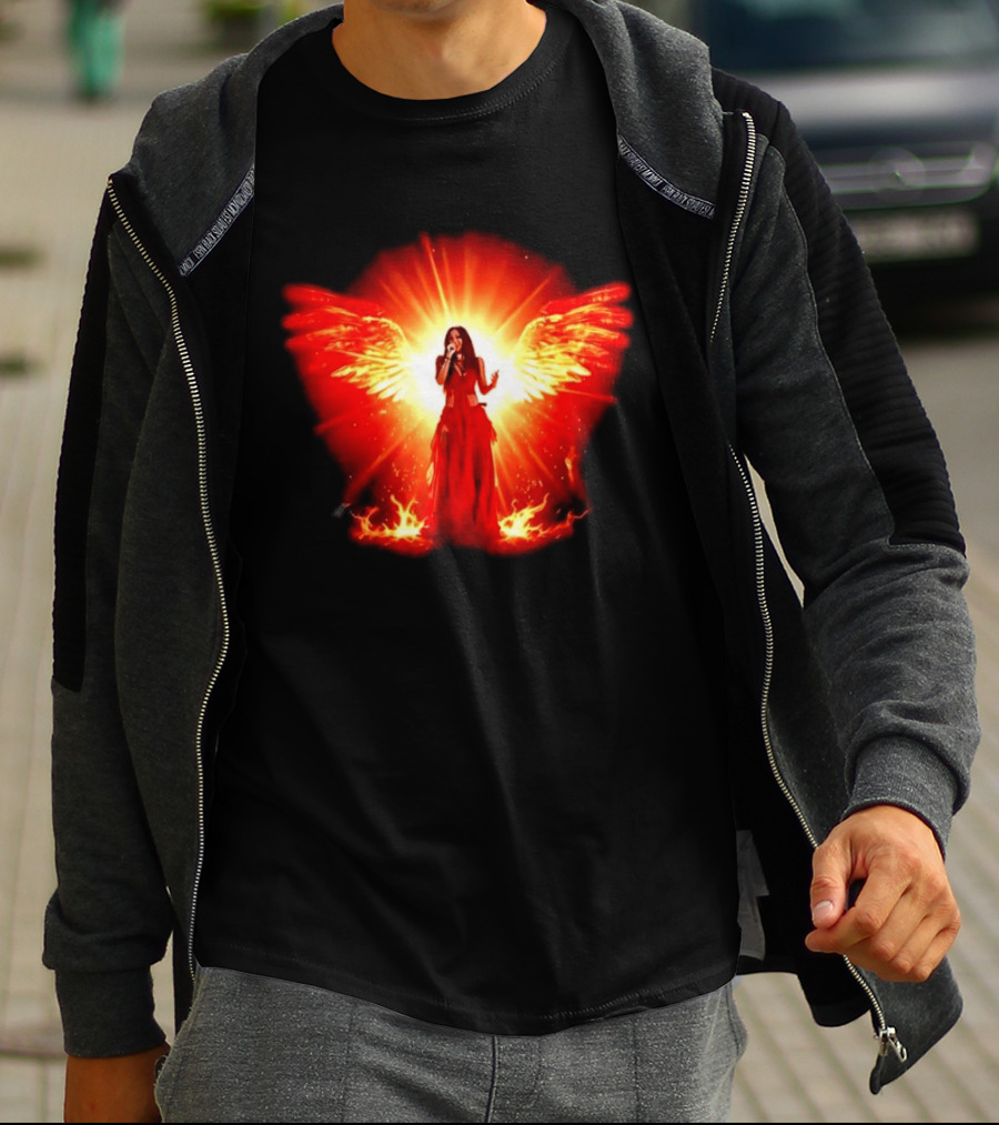Kehlani 2026 Wings Of Fire Angelic Performance Fiery Aura T-Shirt