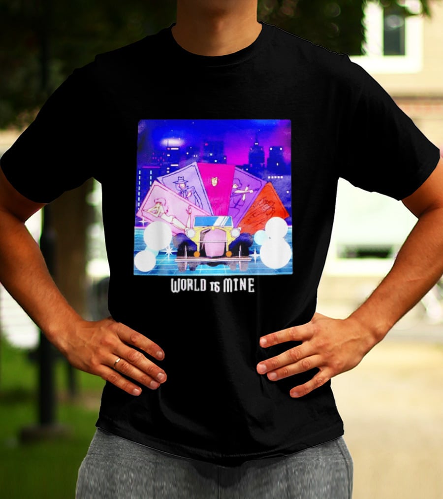 Lupin The Third Cast Classic Car Cityscape World Is Mine T-Shirt