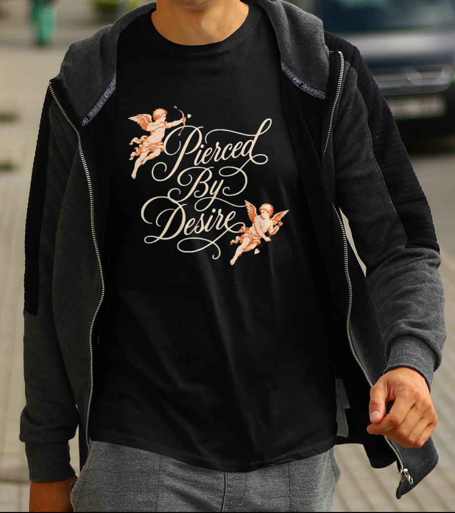 Pierced By Desire Cupid Angels T-Shirt