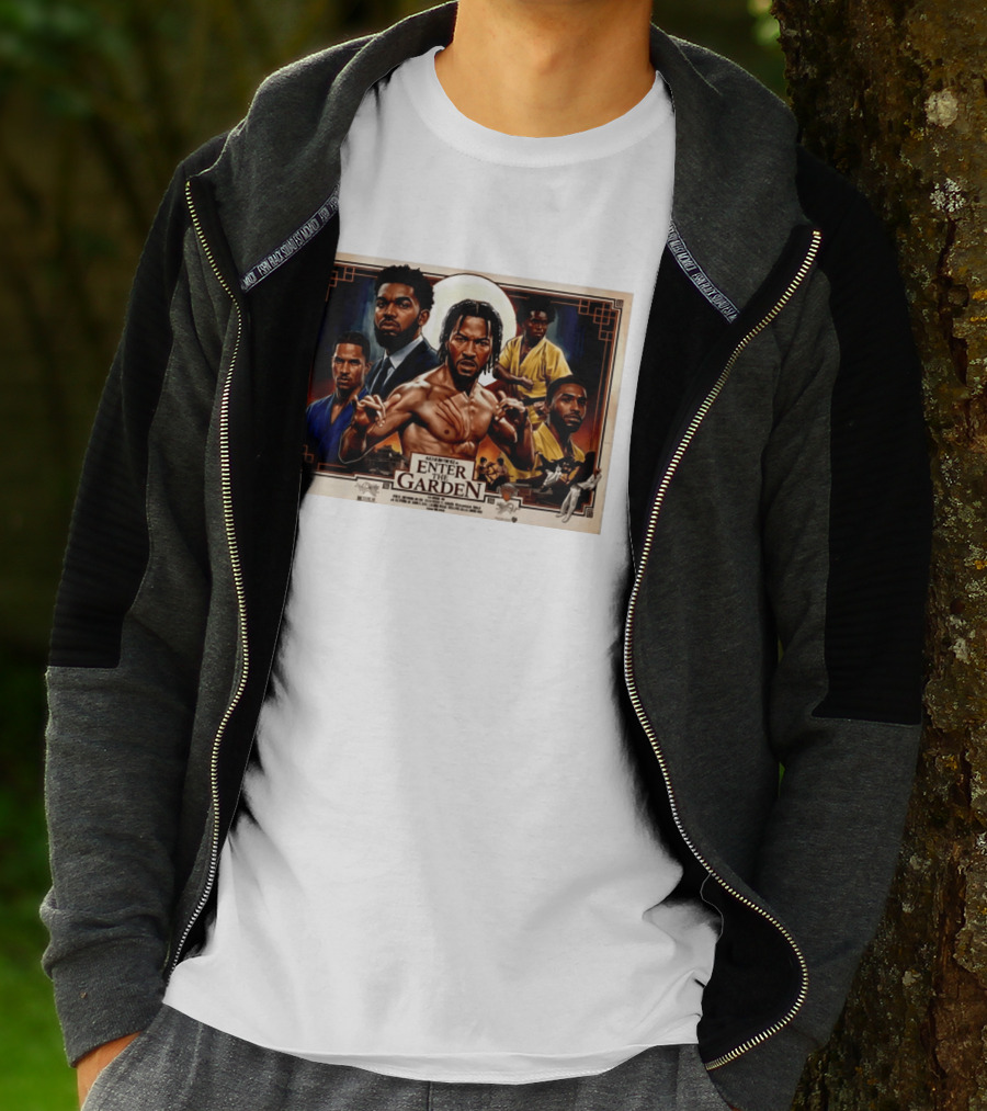 NY Knicks Enter The Garden Jalen Brunson Julius Randle Josh Hart Donte DiVincenzo T-Shirt