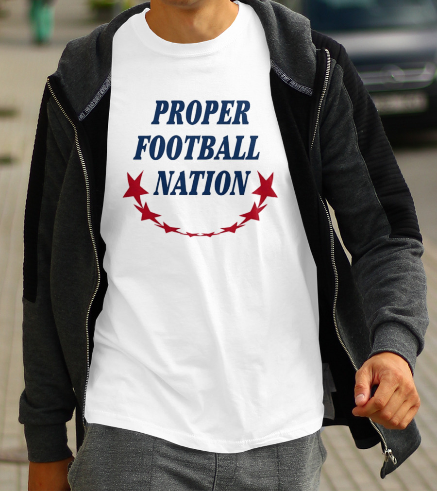 Proper Football Nation Red Stars Circle T-Shirt