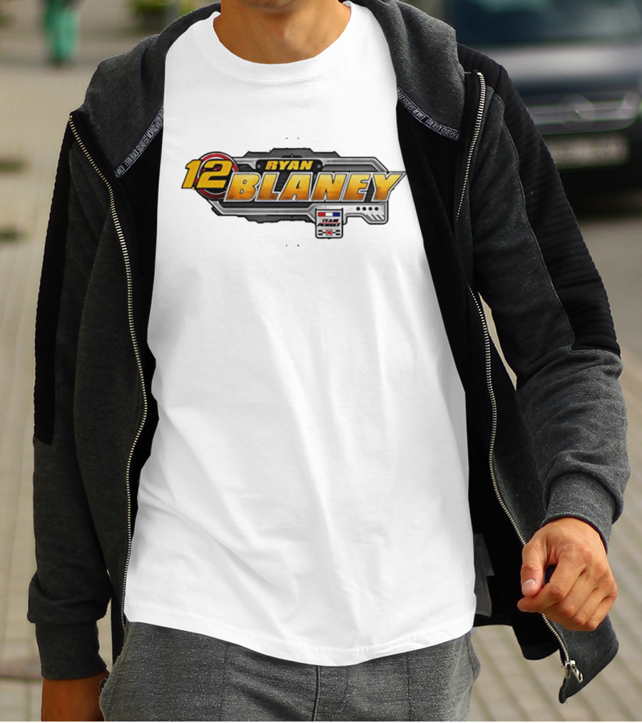Ryan Blaney Team Penske 12 NASCAR Cup Series Racing Fan Gear T-Shirt