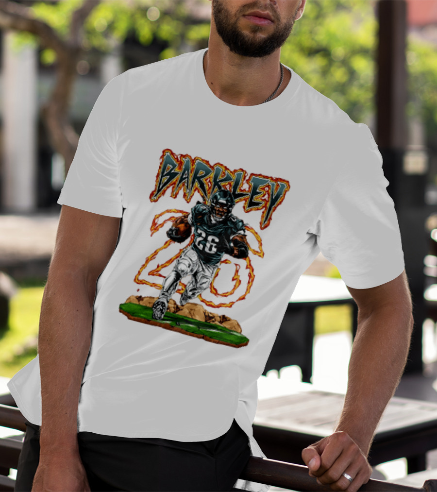 Barkley 26 Philadelphia Football Running Back T-Shirt