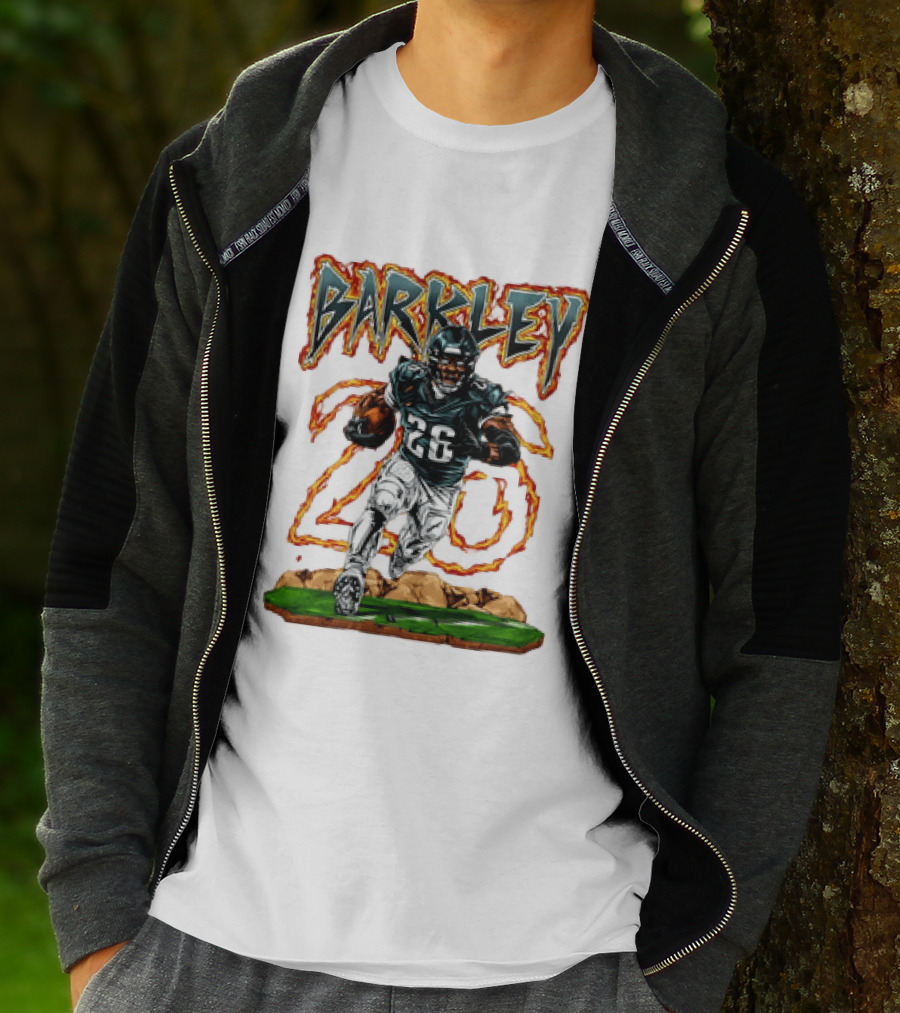 Barkley 26 Philadelphia Football Running Back T-Shirt