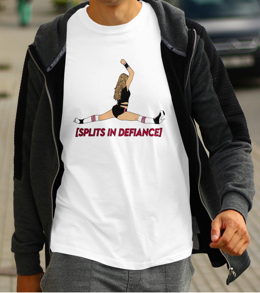 Splits In Defiance Cheerleader Dance Pose T-Shirt