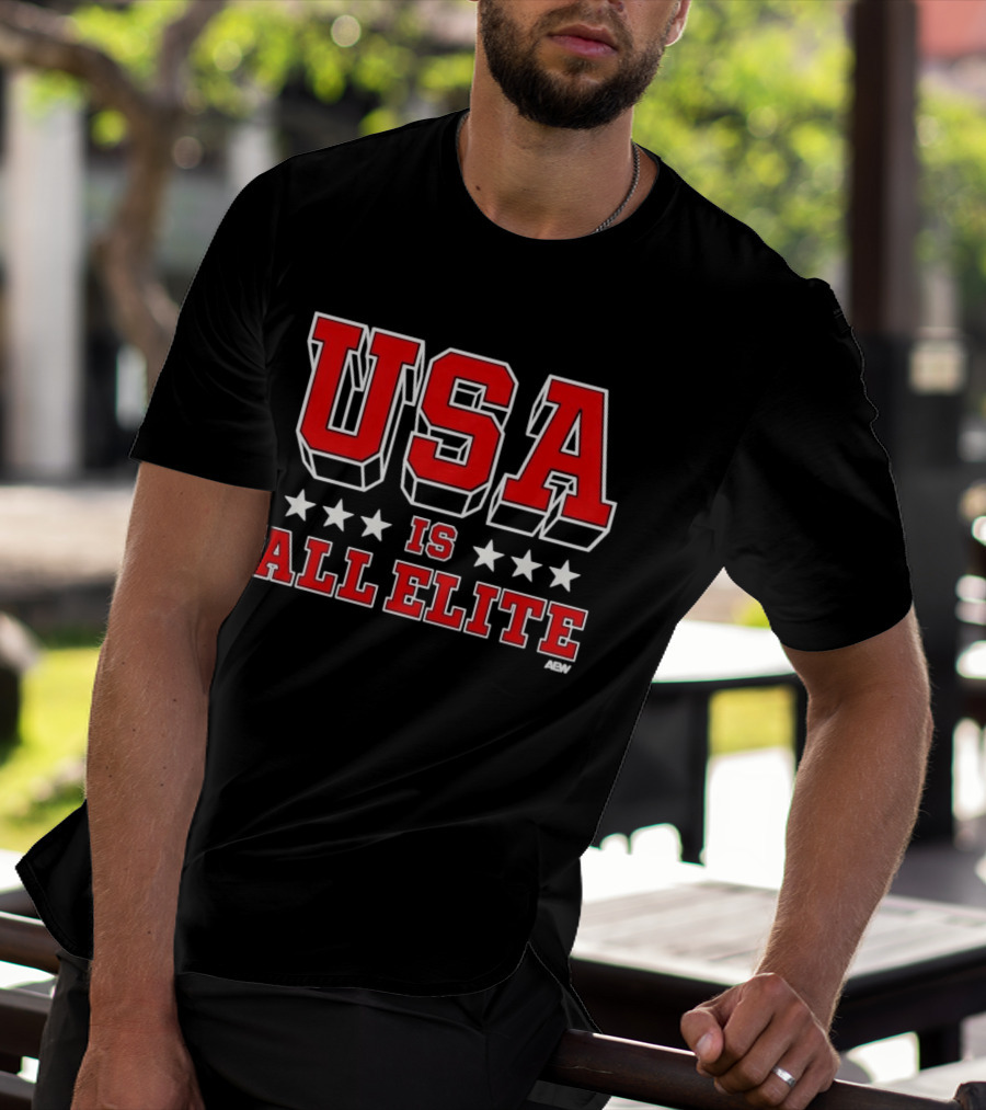 USA Is All Elite AEW Five Stars T-Shirt
