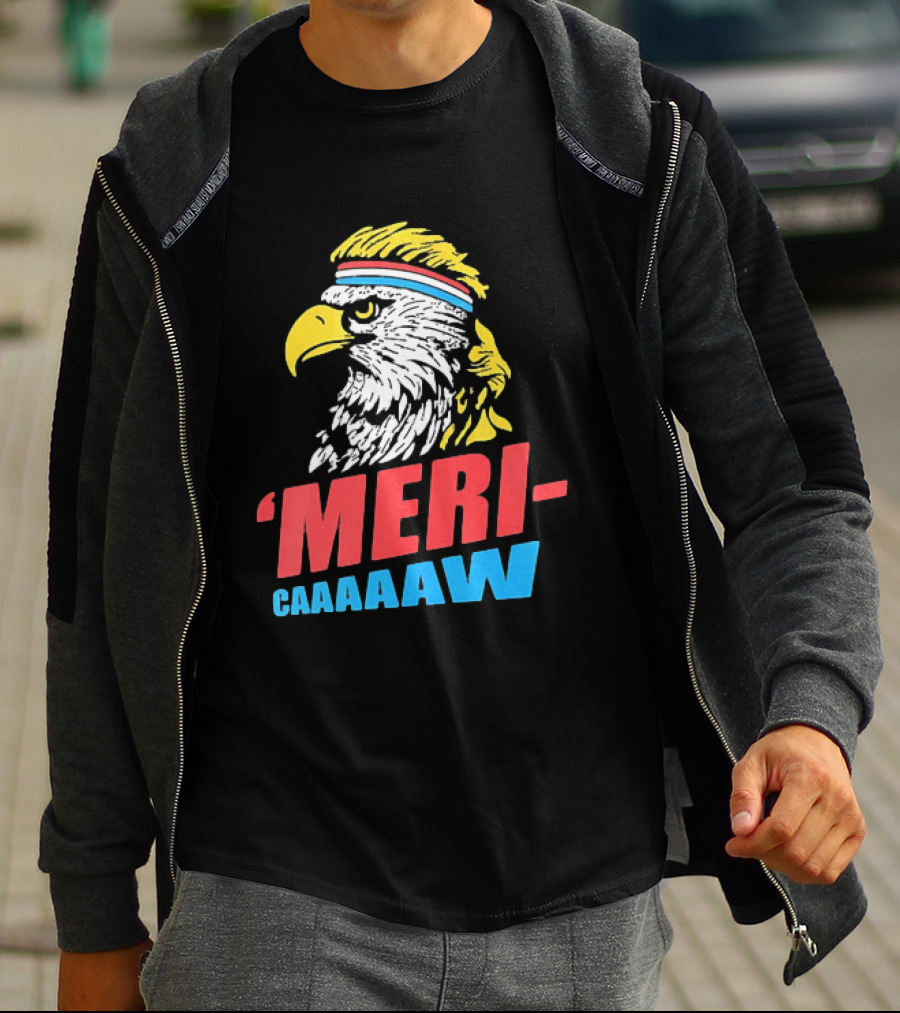 American Eagle Mericaaaaw Independence 4th Of July 2026 T-Shirt
