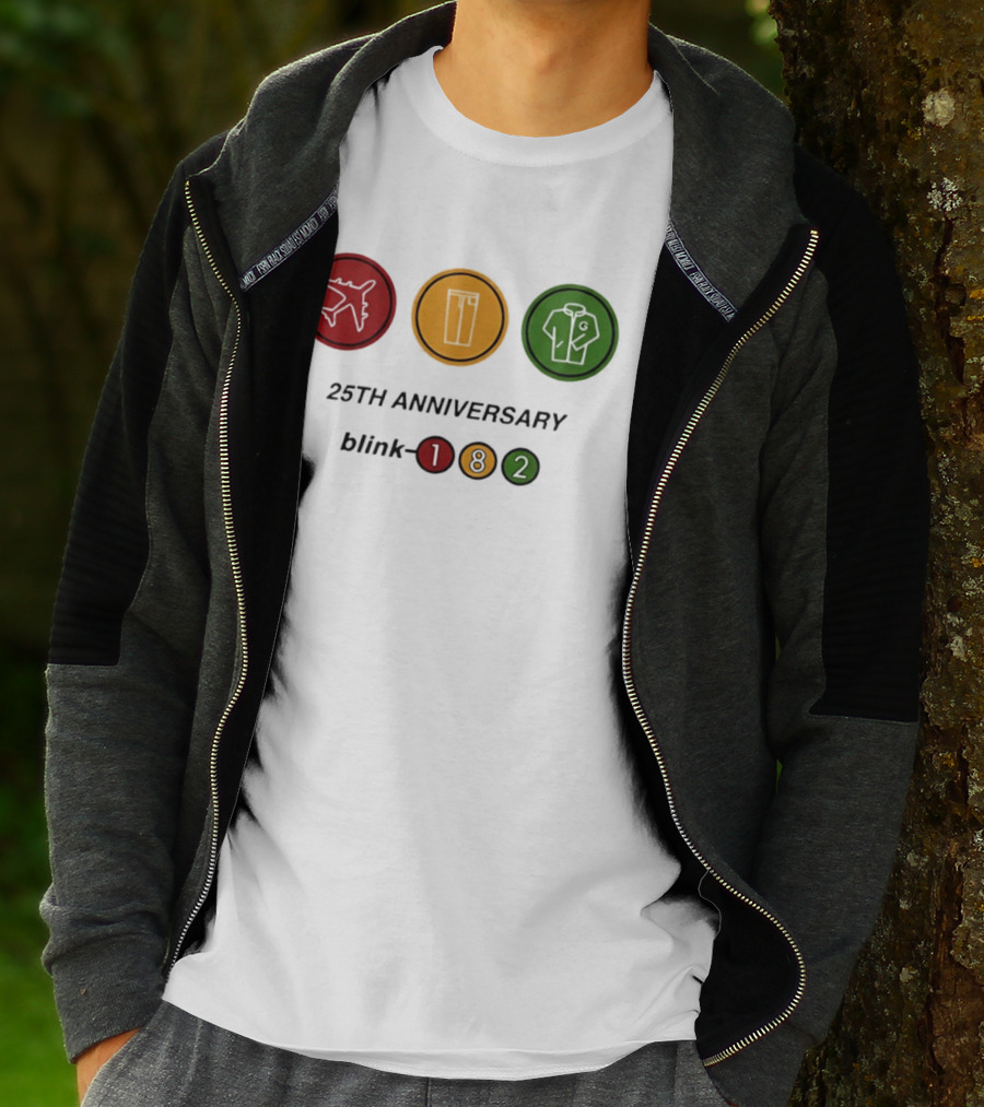 25th Anniversary Blink 182 Airplane Pants Jacket T-Shirt