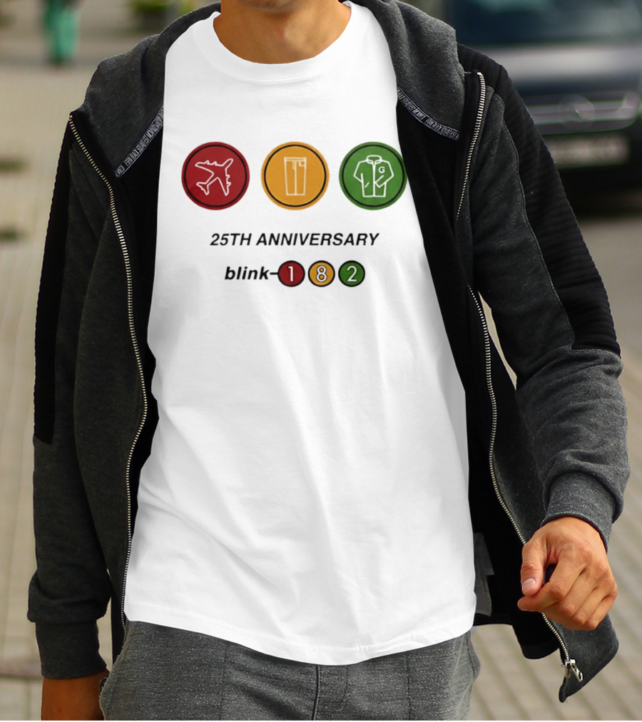 25th Anniversary Blink 182 Airplane Pants Jacket T-Shirt