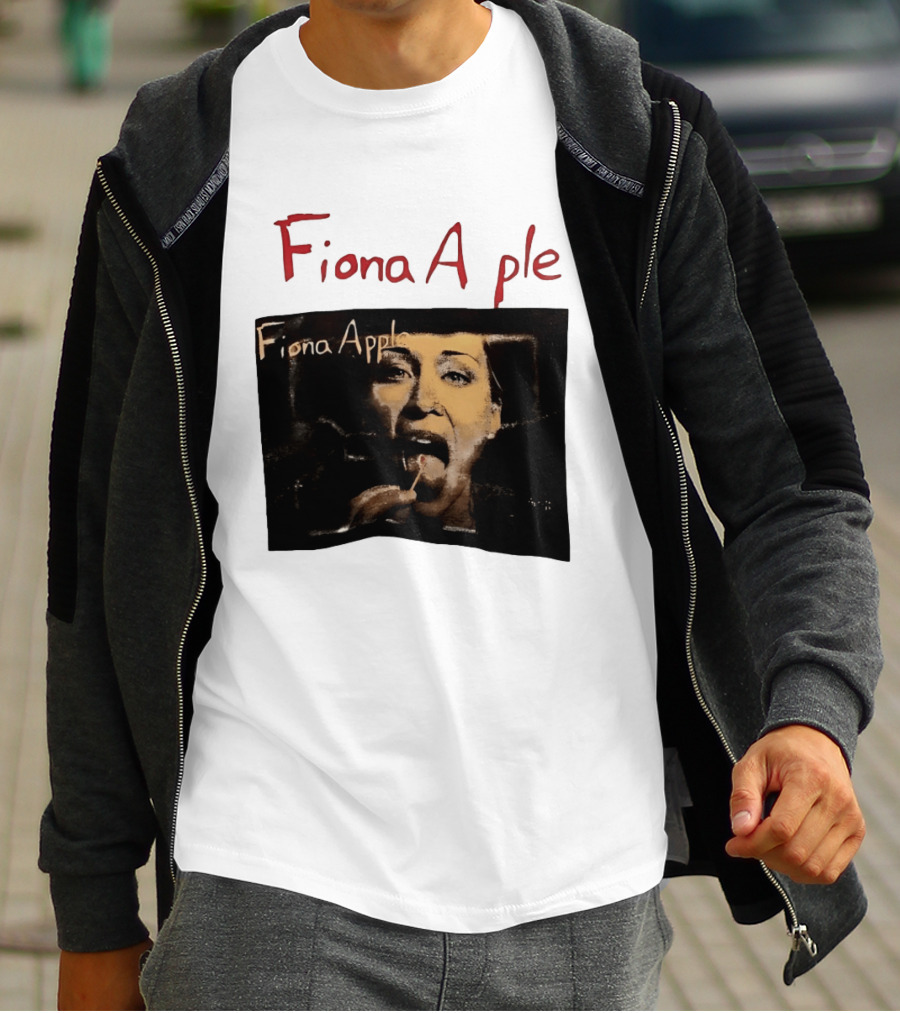 Fiona Apple Tour White Eating T-Shirt