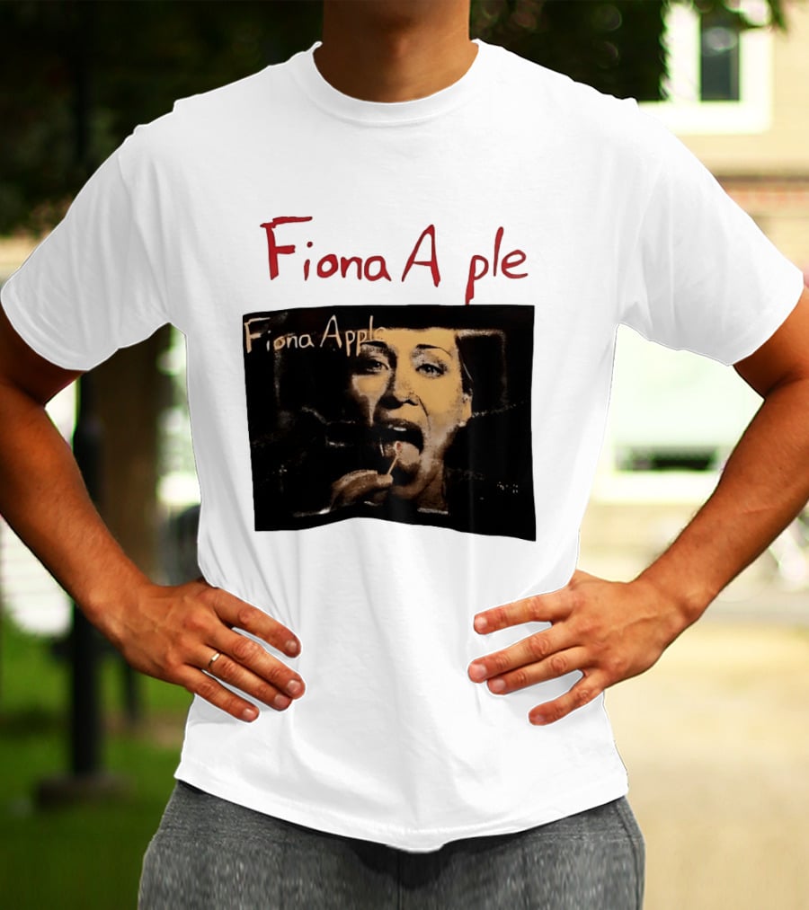 Fiona Apple Tour White Eating T-Shirt