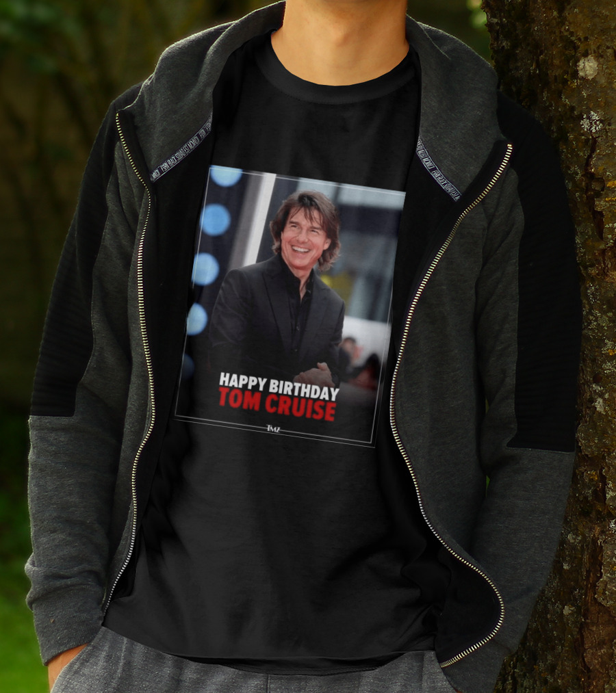 Happy Birthday Tom Cruise Celebration Image By TMZ T-Shirt