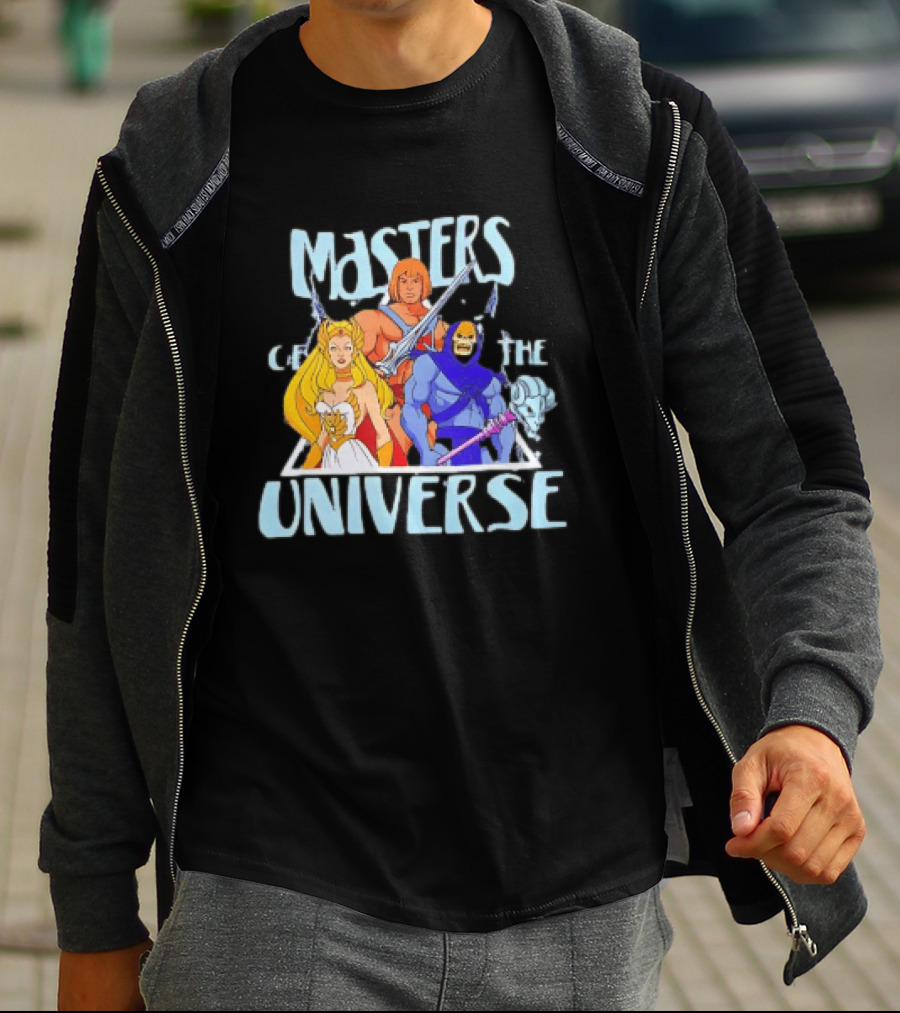 Masters Of The Universe He Man She Ra Skeletor Characters T-Shirt