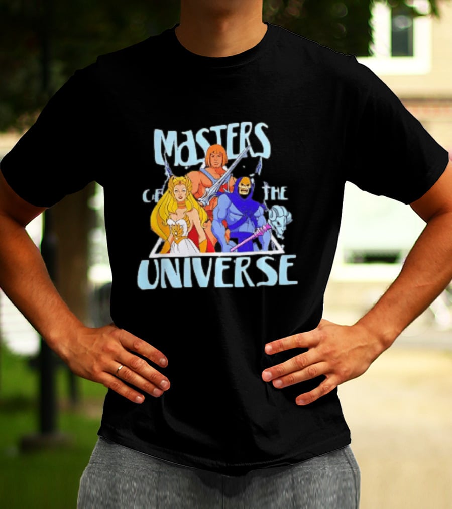 Masters Of The Universe He Man She Ra Skeletor Characters T-Shirt