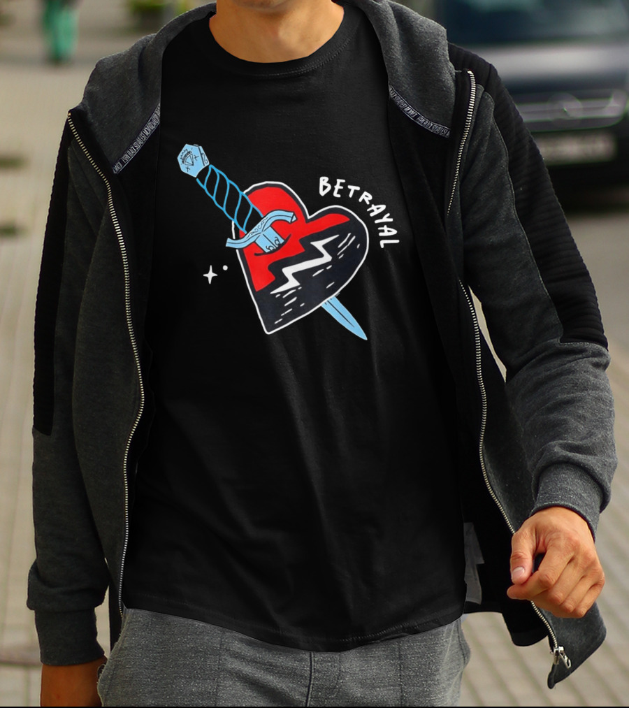Heart Sword Betrayal T-Shirt