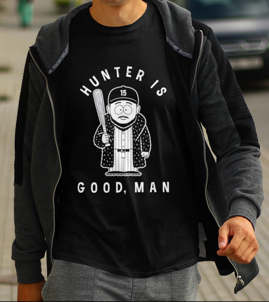 Hunter Is Good Man Baseball Bat T-Shirt