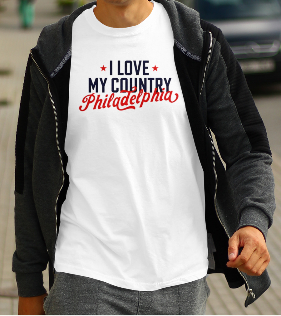 I Love My Country Philadelphia Stars T-Shirt