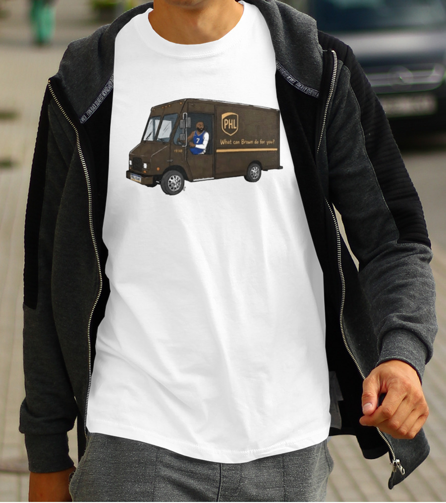 James Harden Philadelphia 76ers PHL Truck What Can Brown Do For You T-Shirt