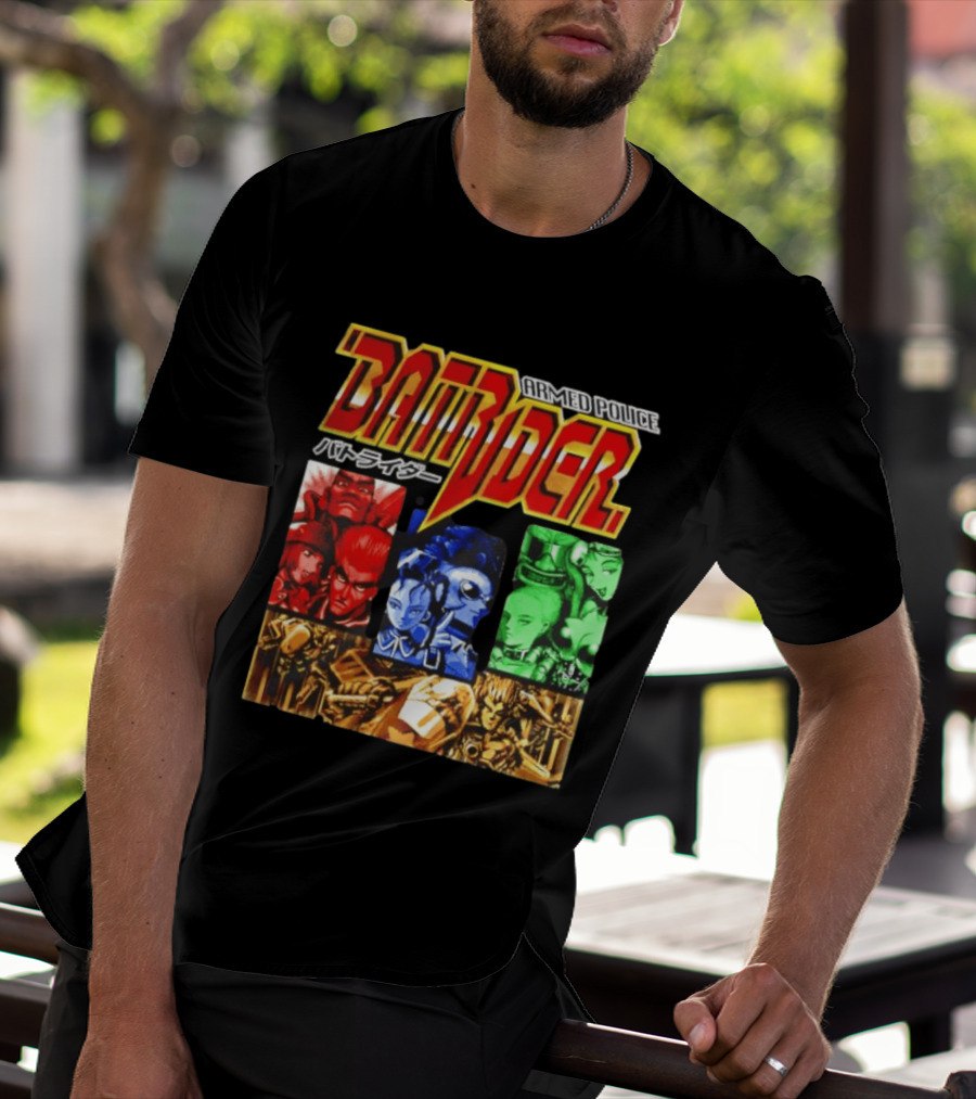 Armed Police Batrider Arcade Game Characters Raizing Shoot Em Up T-Shirt