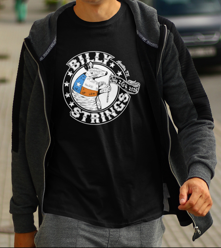Billy Strings Armadillo Austin Texas July 2 & 3 2026 T-Shirt