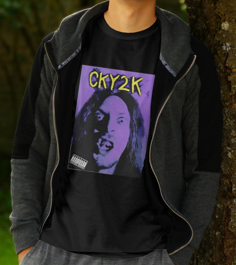 CKY2K Brandon DiCamillo Purple Cover Explicit Content T-Shirt